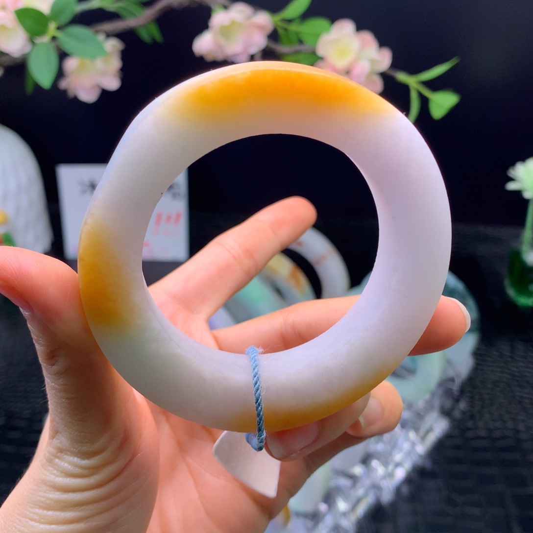 定制翡翠未镶嵌手镯54-63