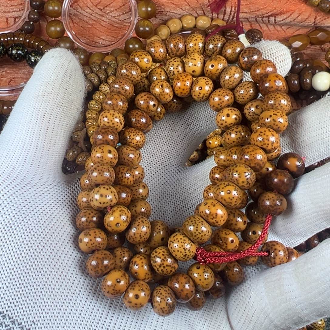 星月菩提吊坠人****✊星月菩提114颗老陈子