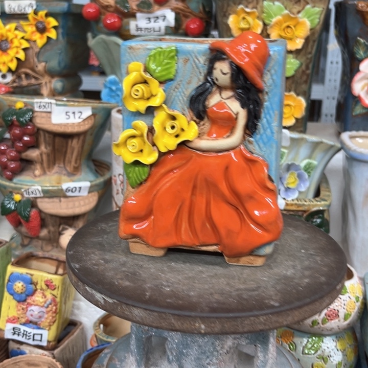 紫砂花盆粗陶材质多肉花盆