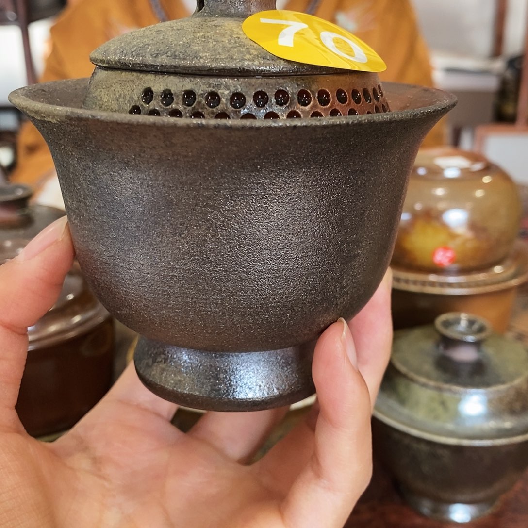 红***豆陶通红系列乾坤宝瓶系列微瑕