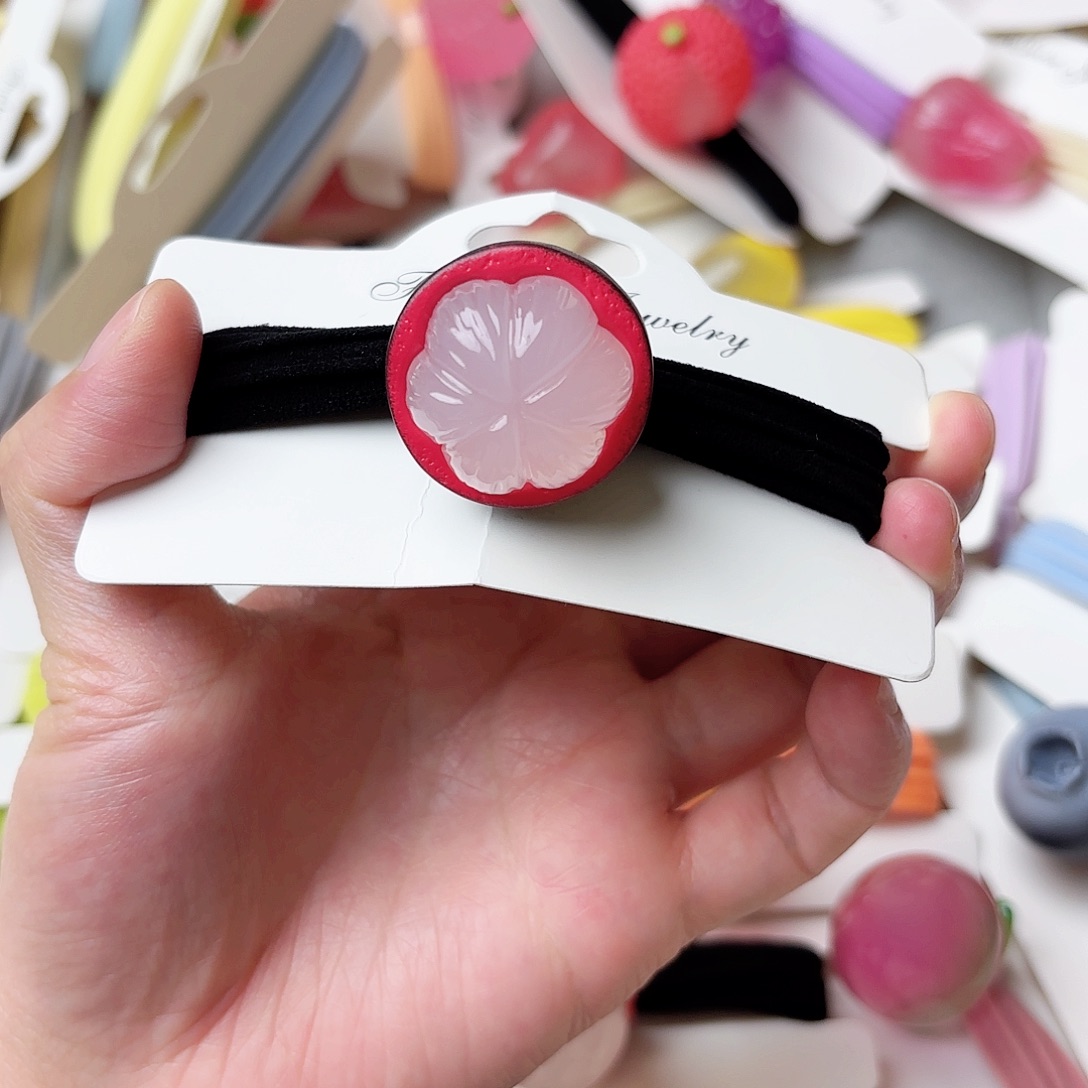 布艺非金属夜光山竹发饰