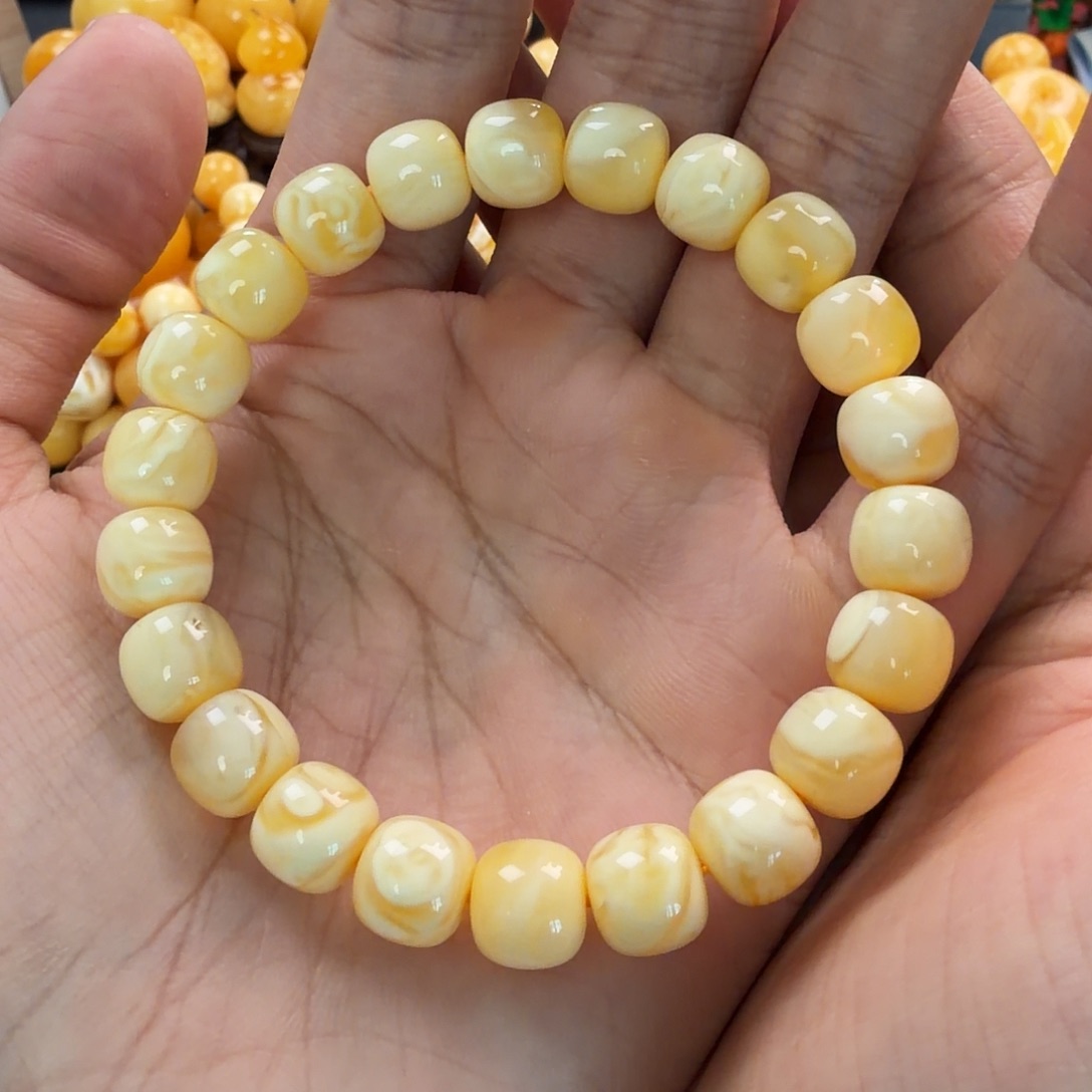 琥珀未镶嵌珠宝奇石10mm同料