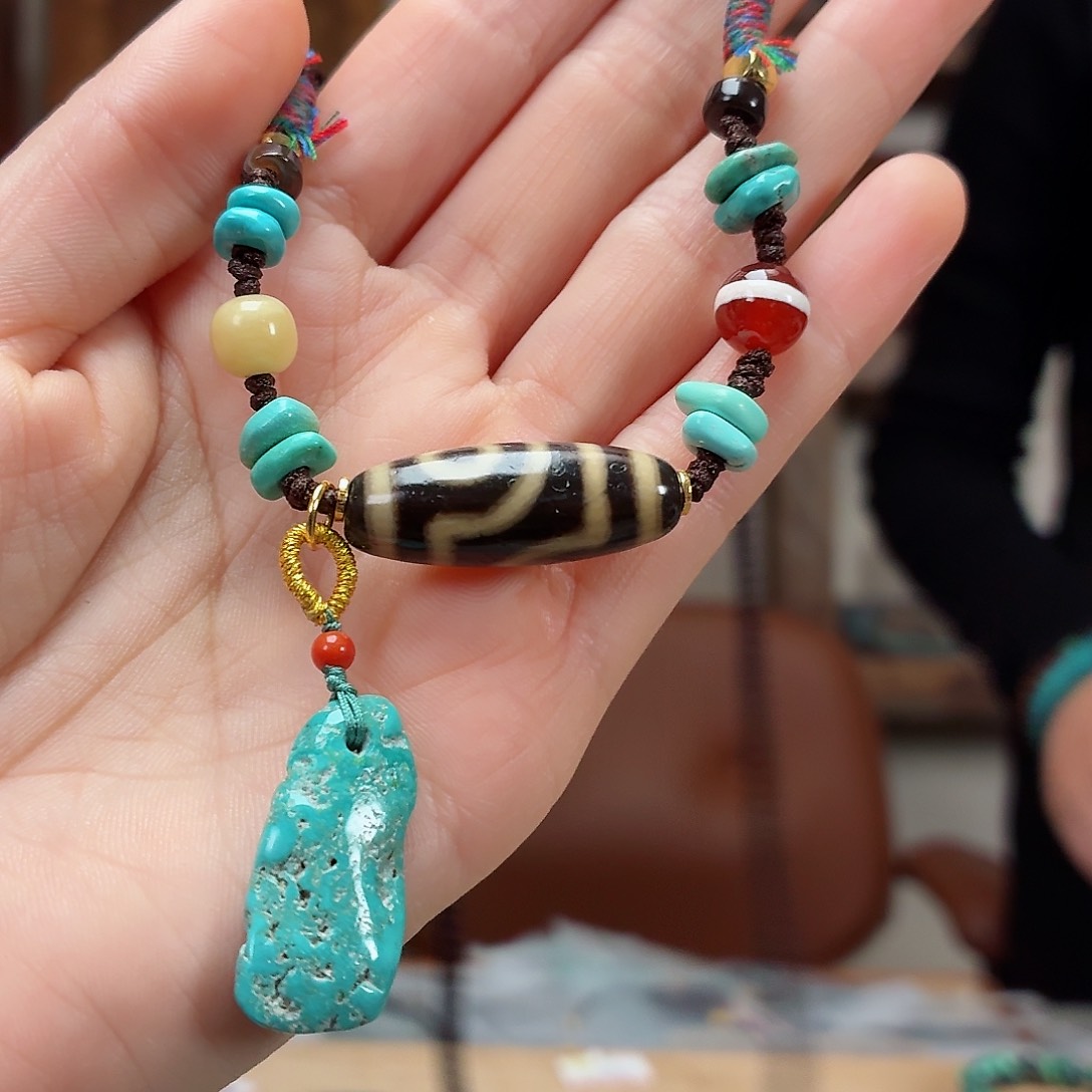 未镶嵌绿松石珠宝奇石T****）