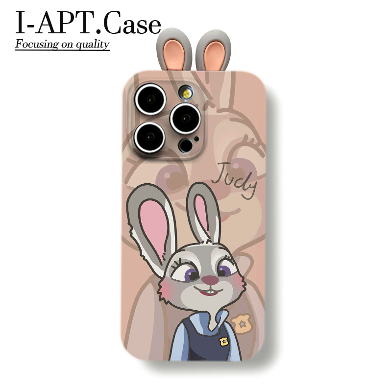 动物城朱迪菲林软壳适用iPhone苹果17手机壳华为oppo小米vivo新款