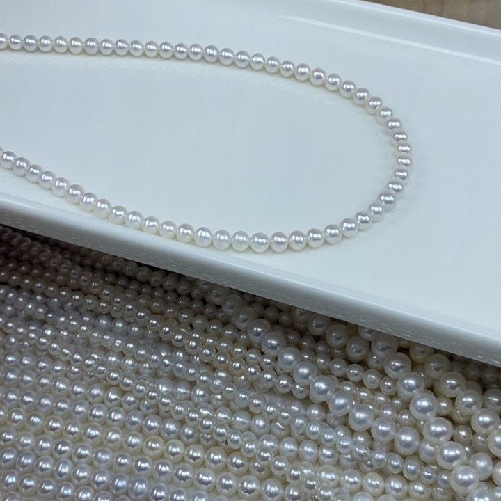 未镶嵌闪购淡水珍珠下*