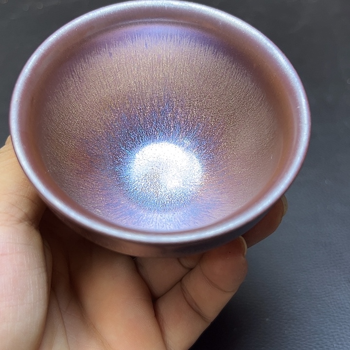 茶盏建盏彩金豪8.5口径