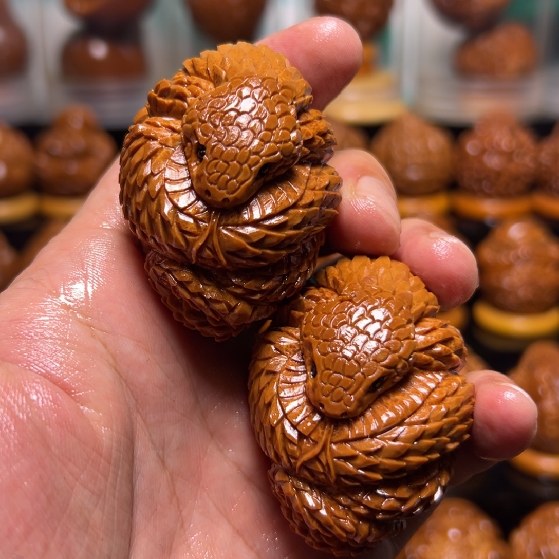 野***6手串/手链橄榄核蛇