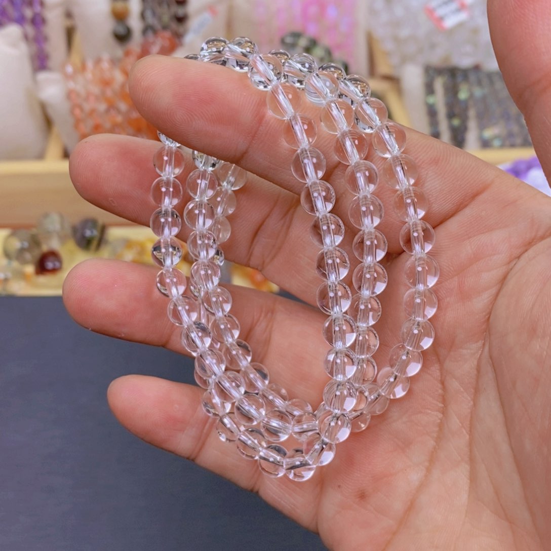 水晶手链未镶嵌晶****作默认