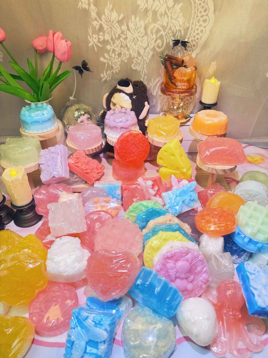 【糖糖手工皂】纯手工香皂香薰深层清洁嫩滑手工皂洁面沐浴卡通皂