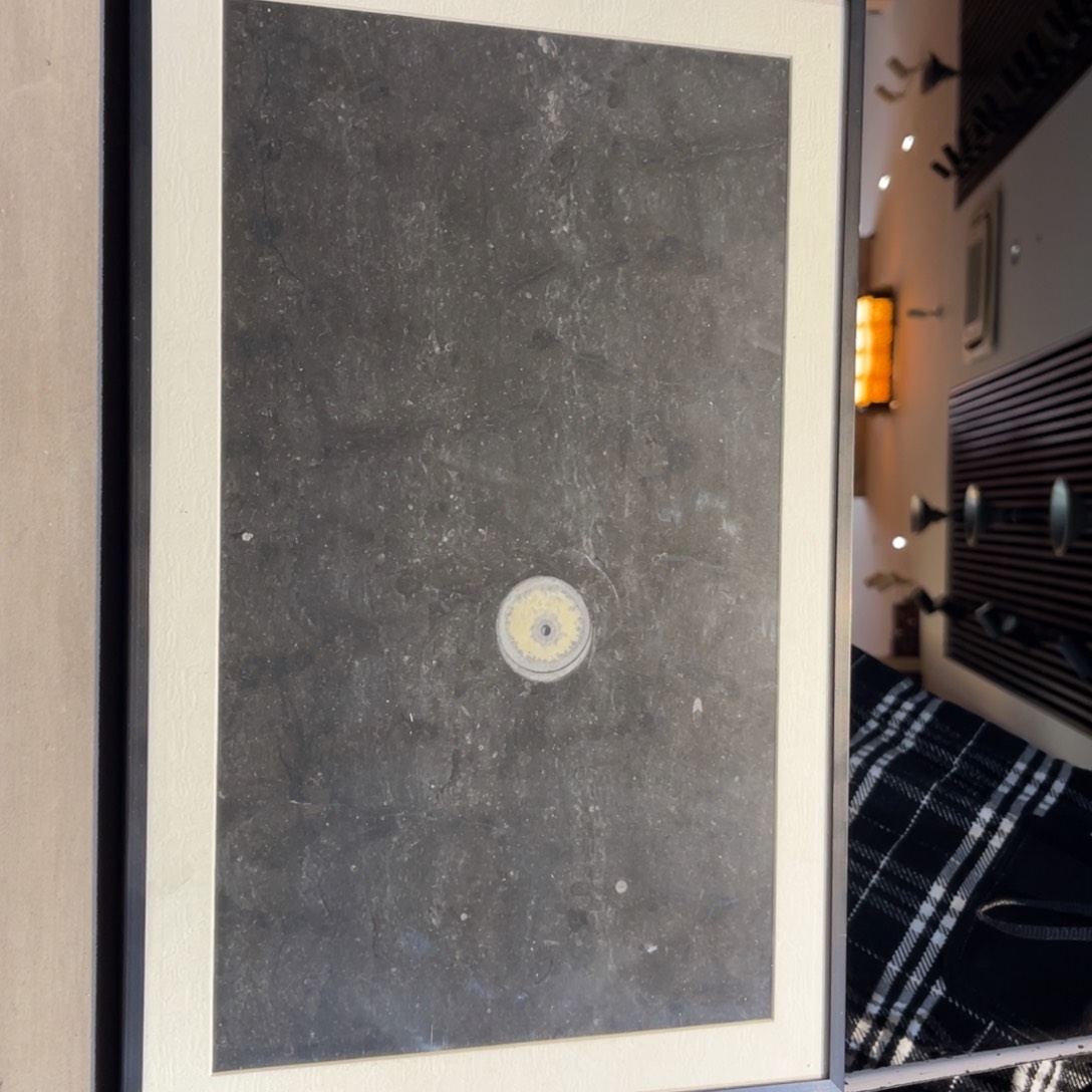 彩石38/24 三峡清江画面石 皓月当空