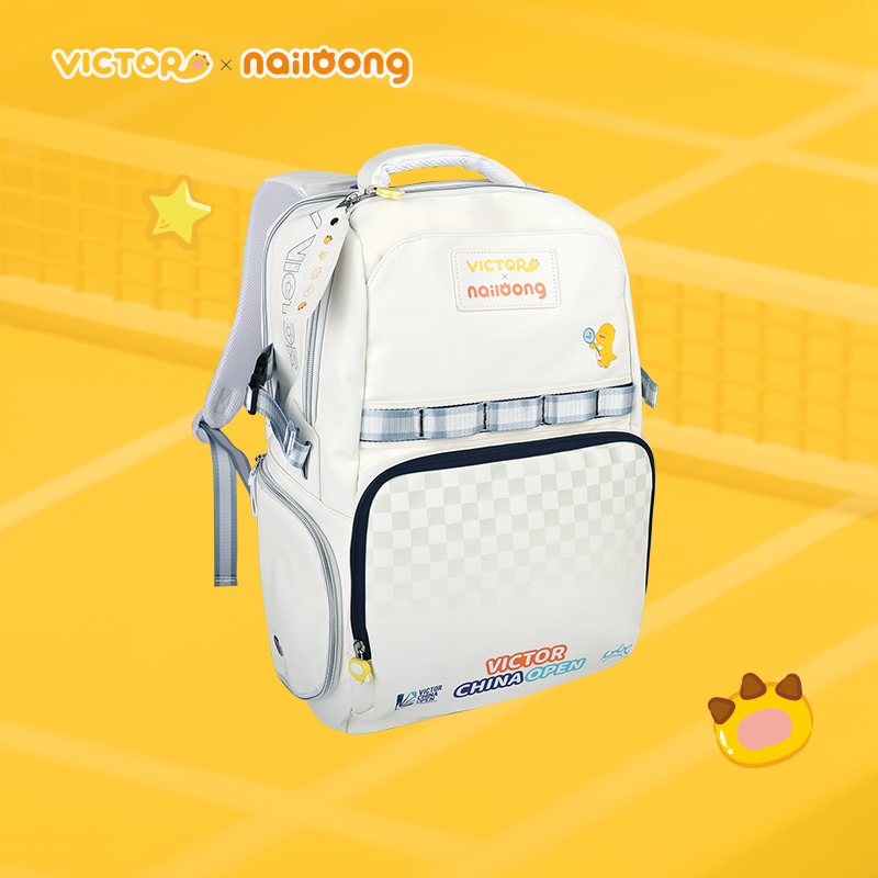 威克多VICTOR奶龙联名系列羽毛球包大容量运动背包BR5048NLCO25