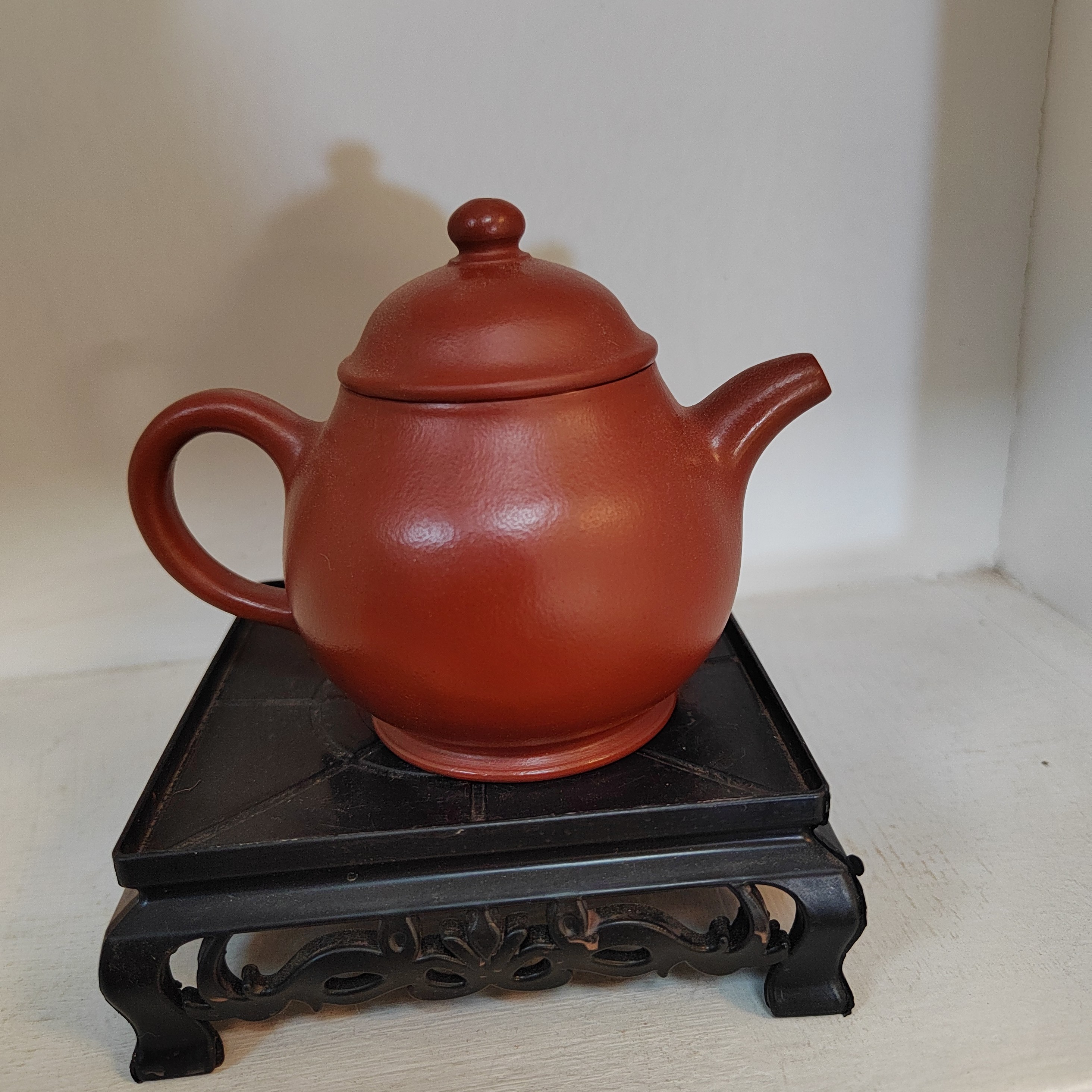 原矿朱泥40目潘壶120cc全手工微瑕