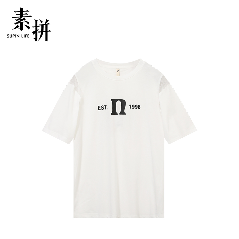素拼女装T恤SPADT324159AG-SPADT324159BG