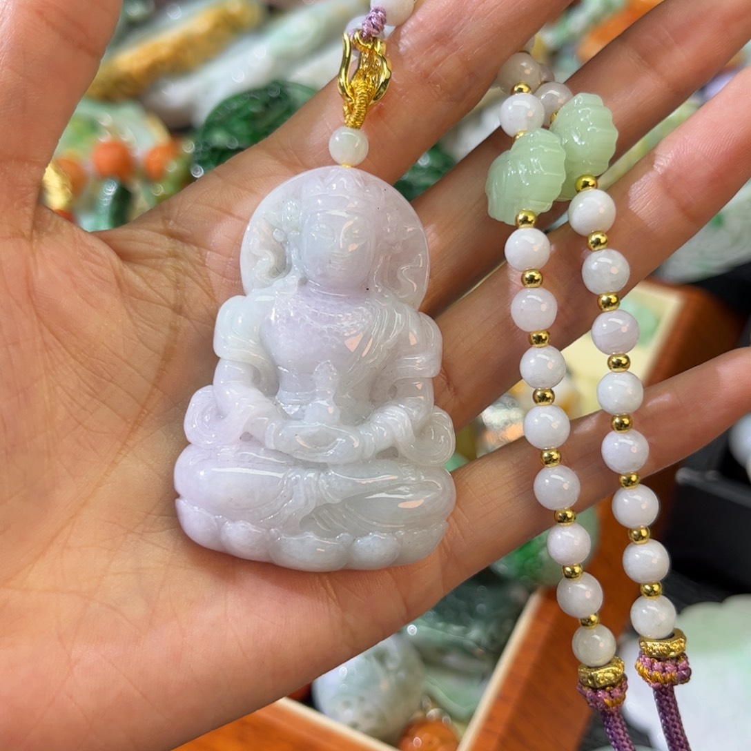 翡翠颈饰未镶嵌待编款