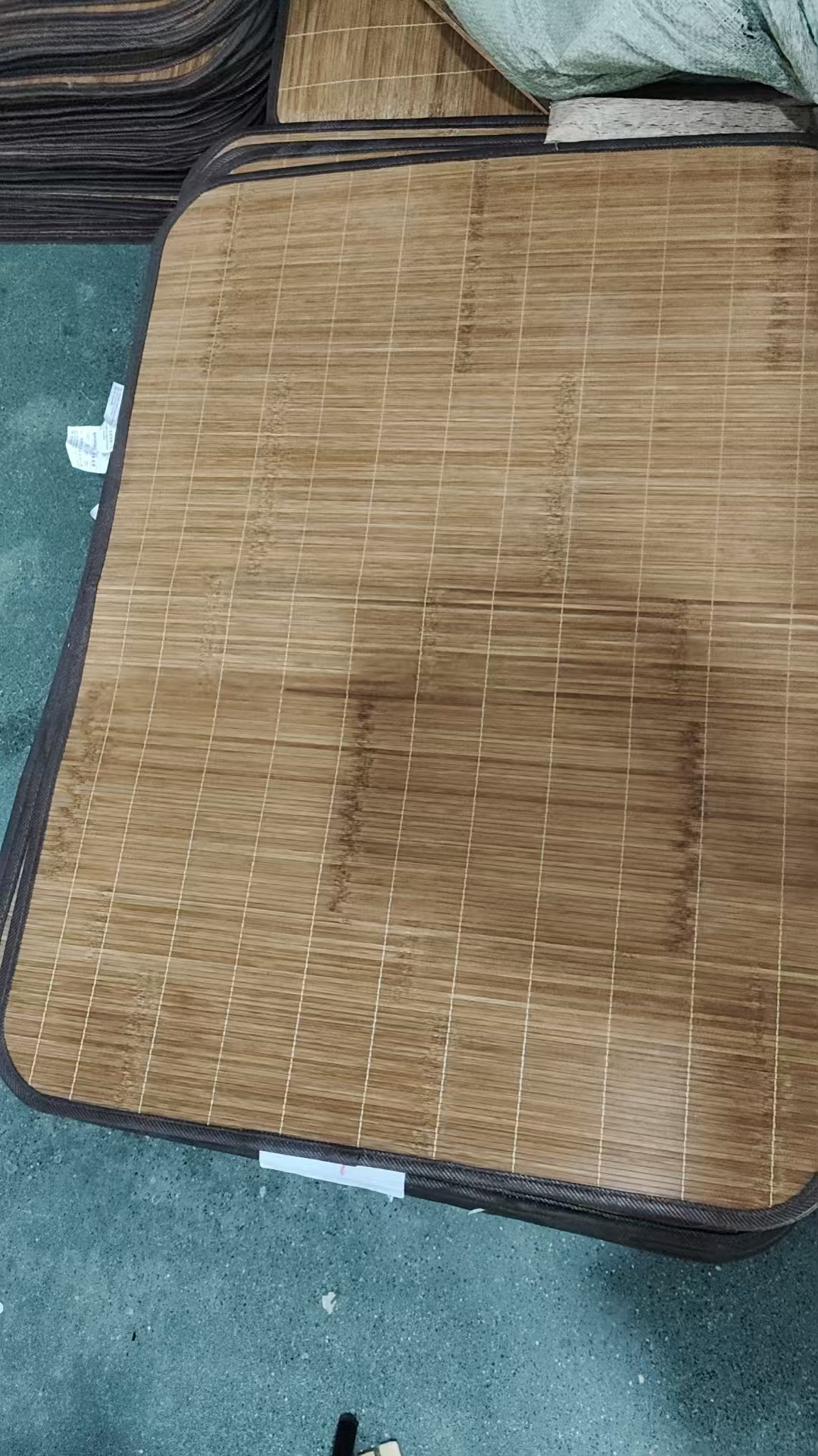 竹沙发垫坐垫约70*70发1片瑕疵颜色深浅不分