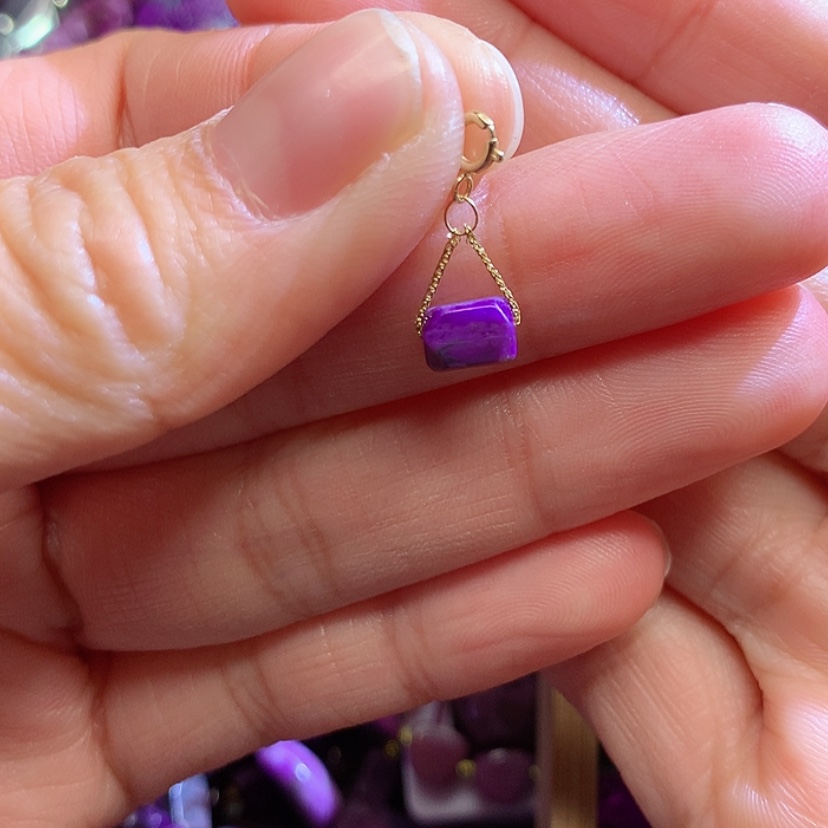 【闪购商品】苏纪石（舒俱来）吊坠18K金镶嵌