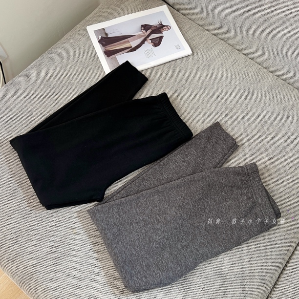 苏子自制【羊毛加绒秋裤】秋冬巨保暖发热内搭棉毛裤弹力打底裤