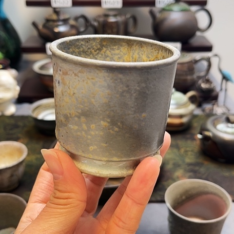 茶盏景德柴烧茶具-纯手工茶具