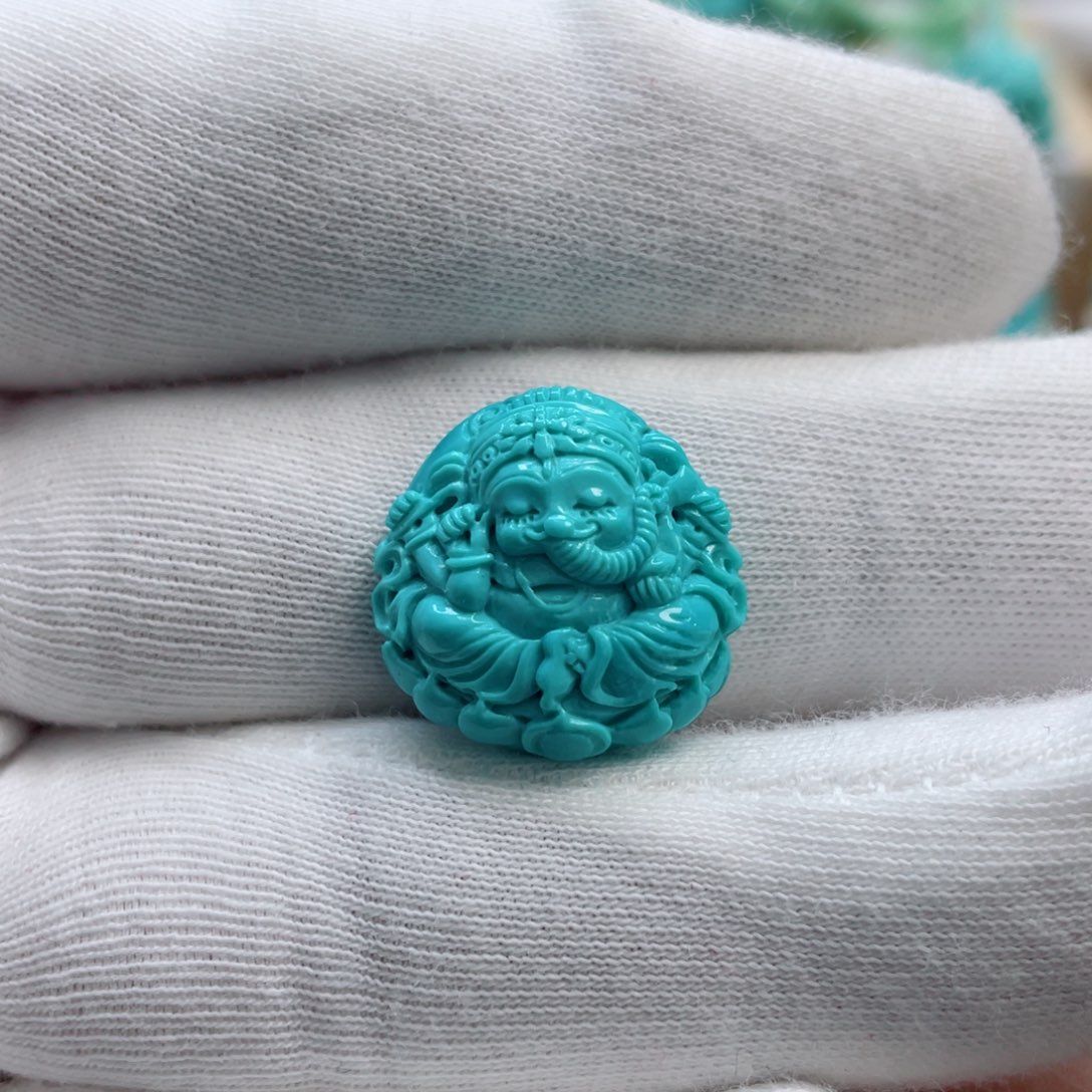 绿松石珠宝奇石未镶嵌