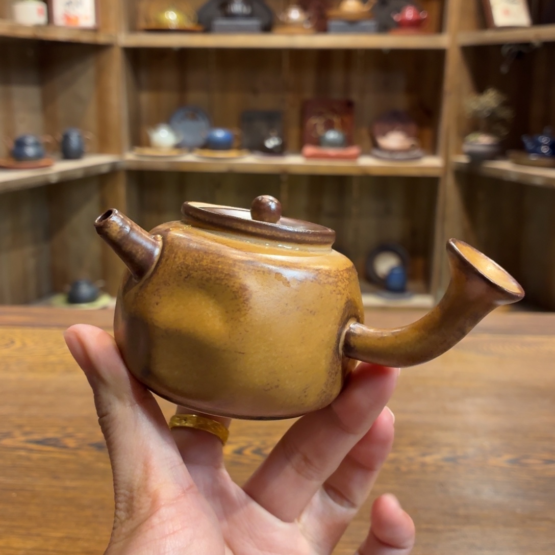 柴烧老岩泥茶器皿