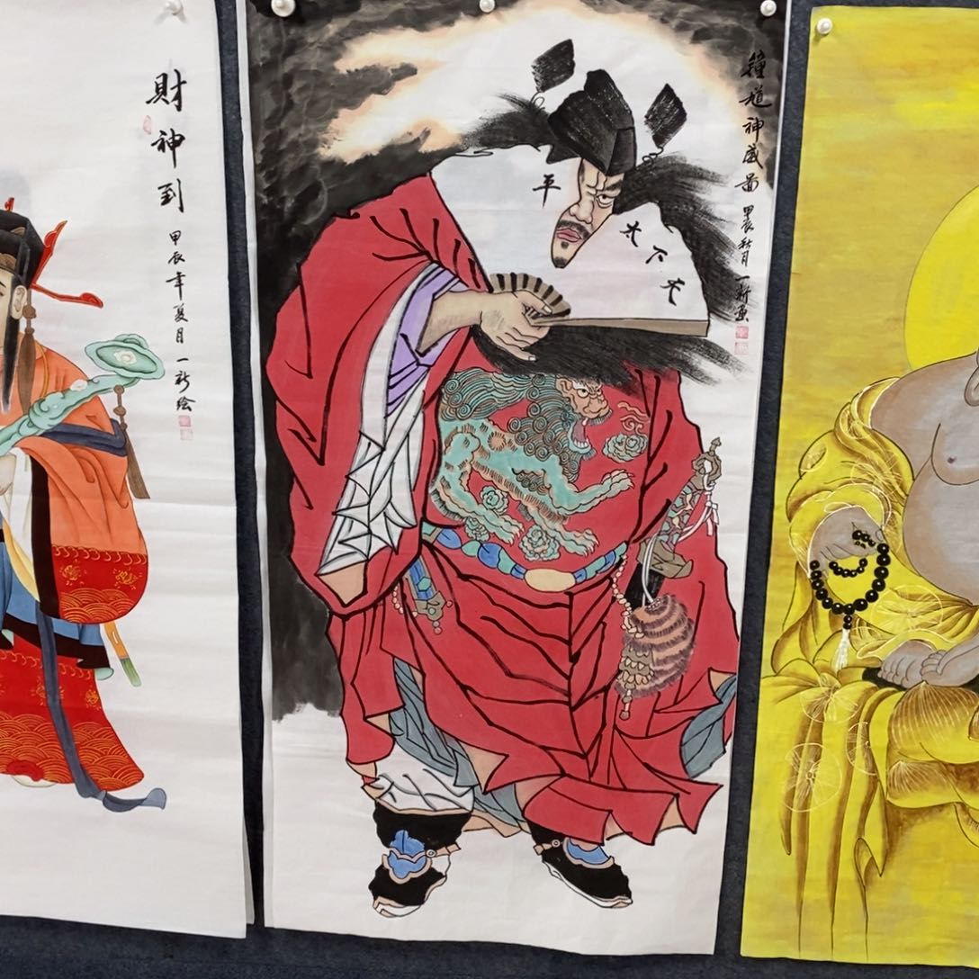 国画S****静140✖️70画中画钟馗画画画画画