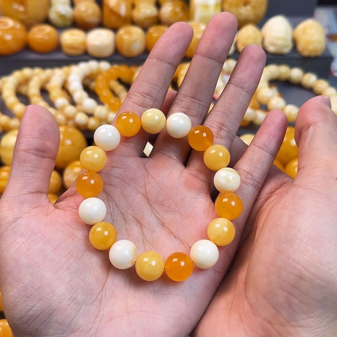 琥珀未镶嵌珠宝奇石12mm