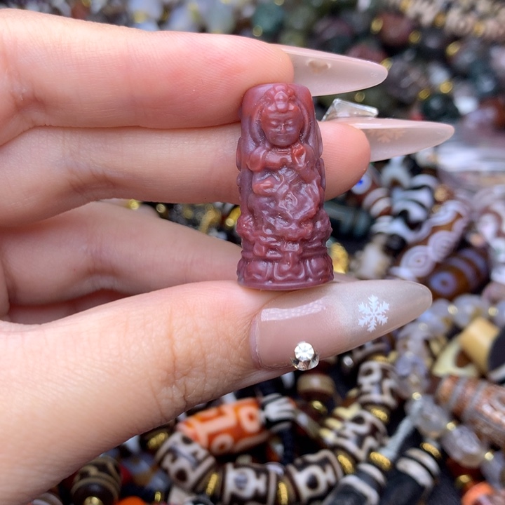 玛瑙/玉髓未镶嵌发一条