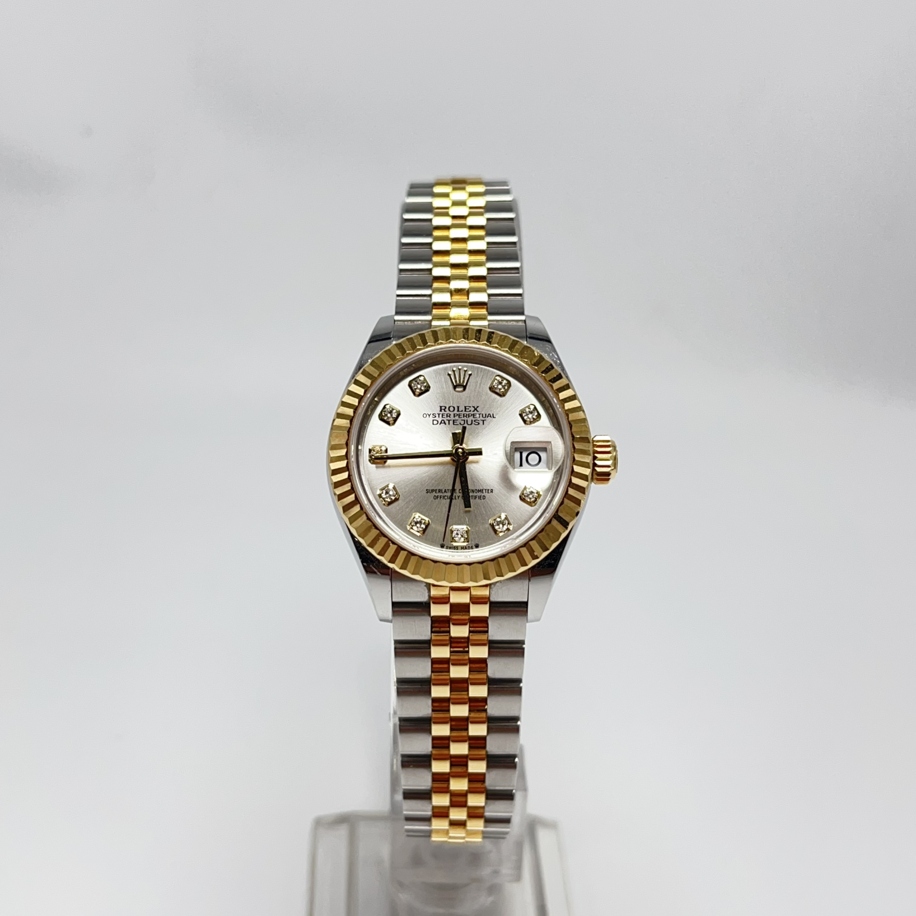 99新 Rolex/劳力士 279173/银盘钻刻/28mm/22年/自动机械/女表