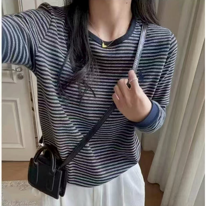 9220#内搭打底衫女2025新款秋冬高级感超好看百搭长袖t恤女上衣