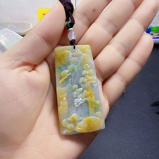 未镶嵌挂件翡翠翡翠
