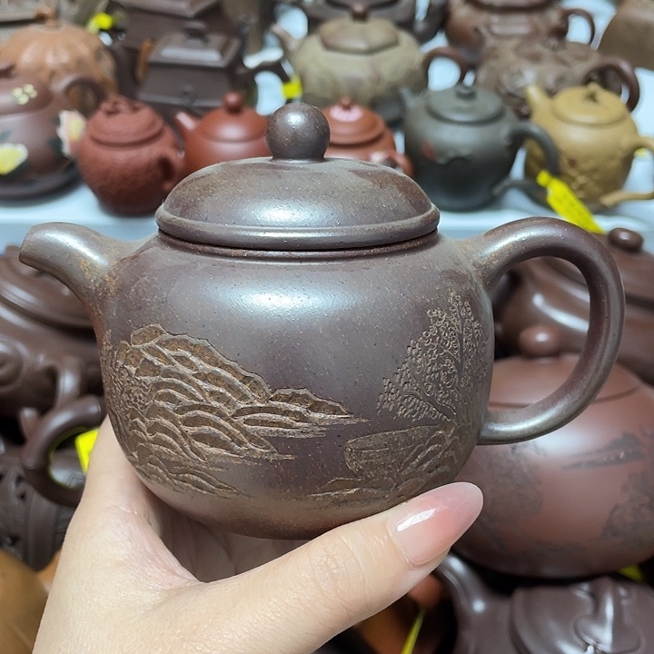 紫砂茶案320cc宜兴紫砂壶