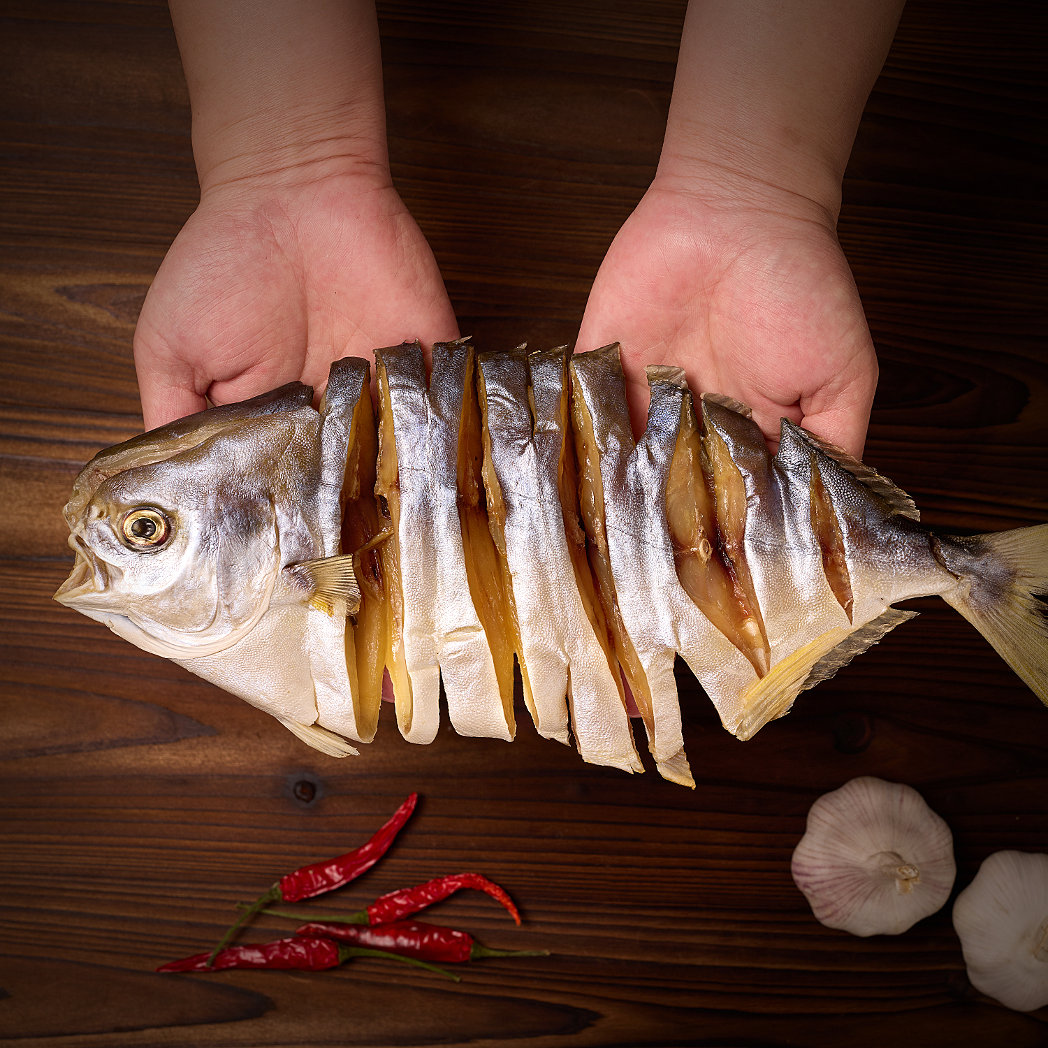 阳江特产金鲳鱼干6条装广东阳江渔民自晒淡晒海鲜干货 顺丰冷链