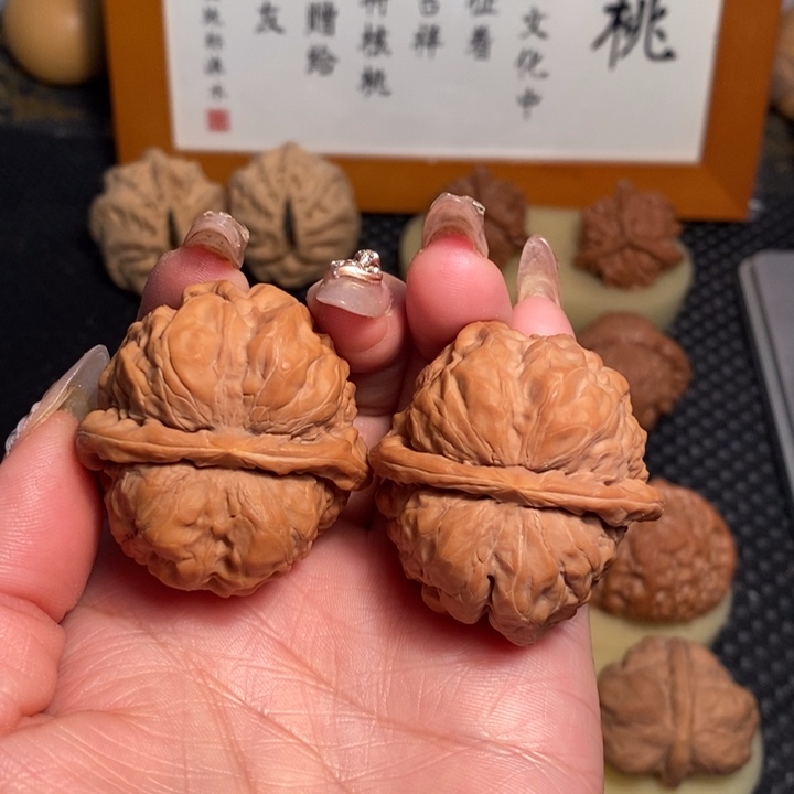 文玩核桃把件41蛤蟆头