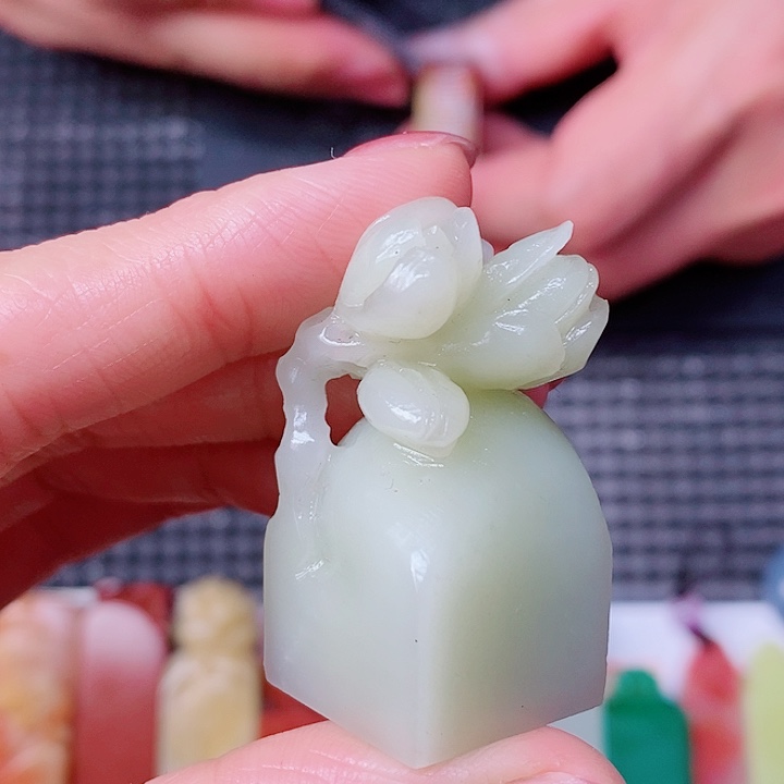 寿山石现场直播手工