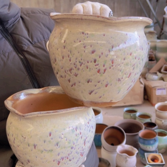 紫砂花盆高18口21————-