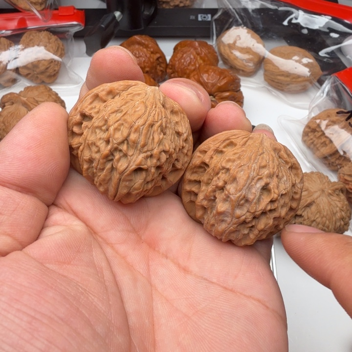 番***梅吊坠文玩核桃麻核桃5