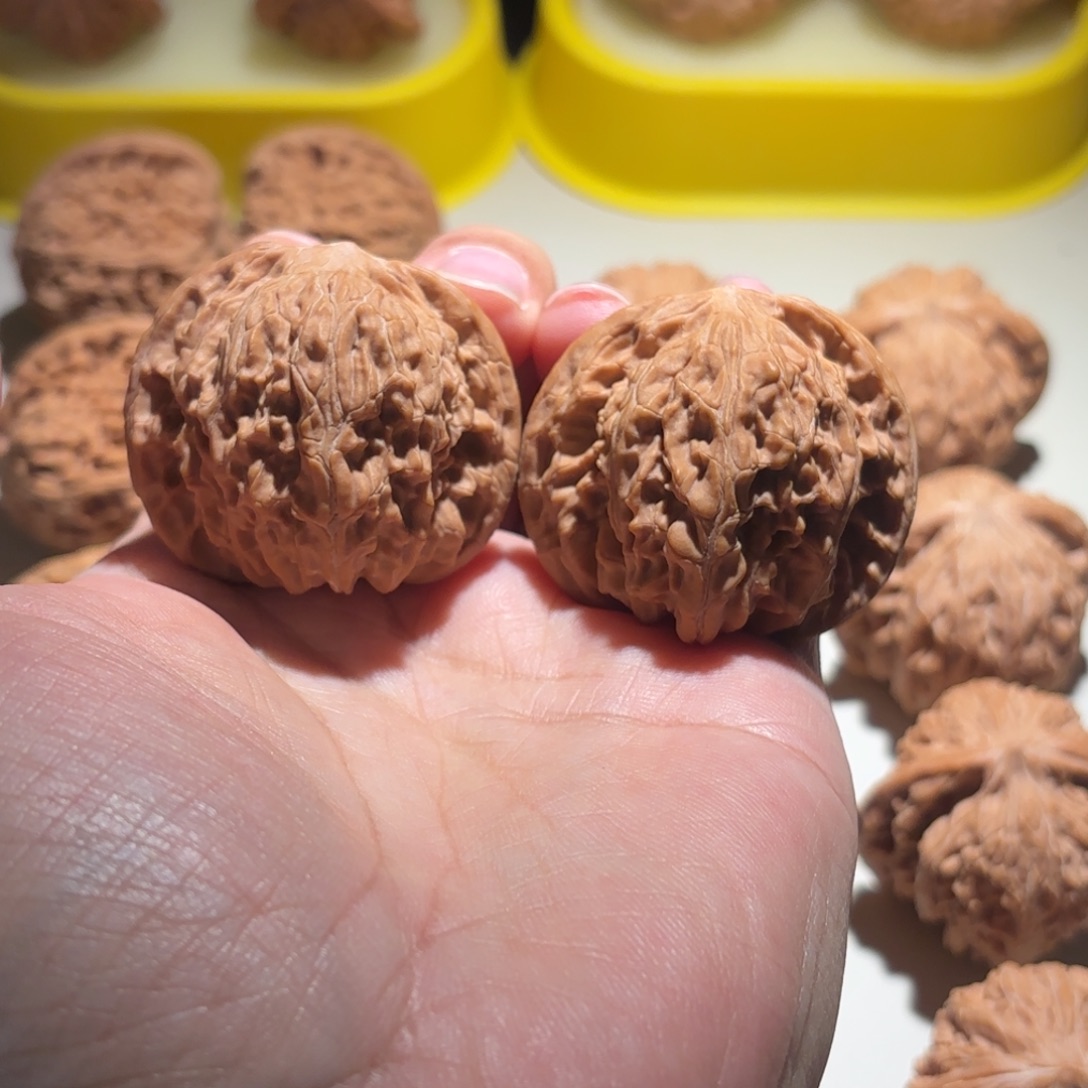 文玩核桃把件41尺磨盘