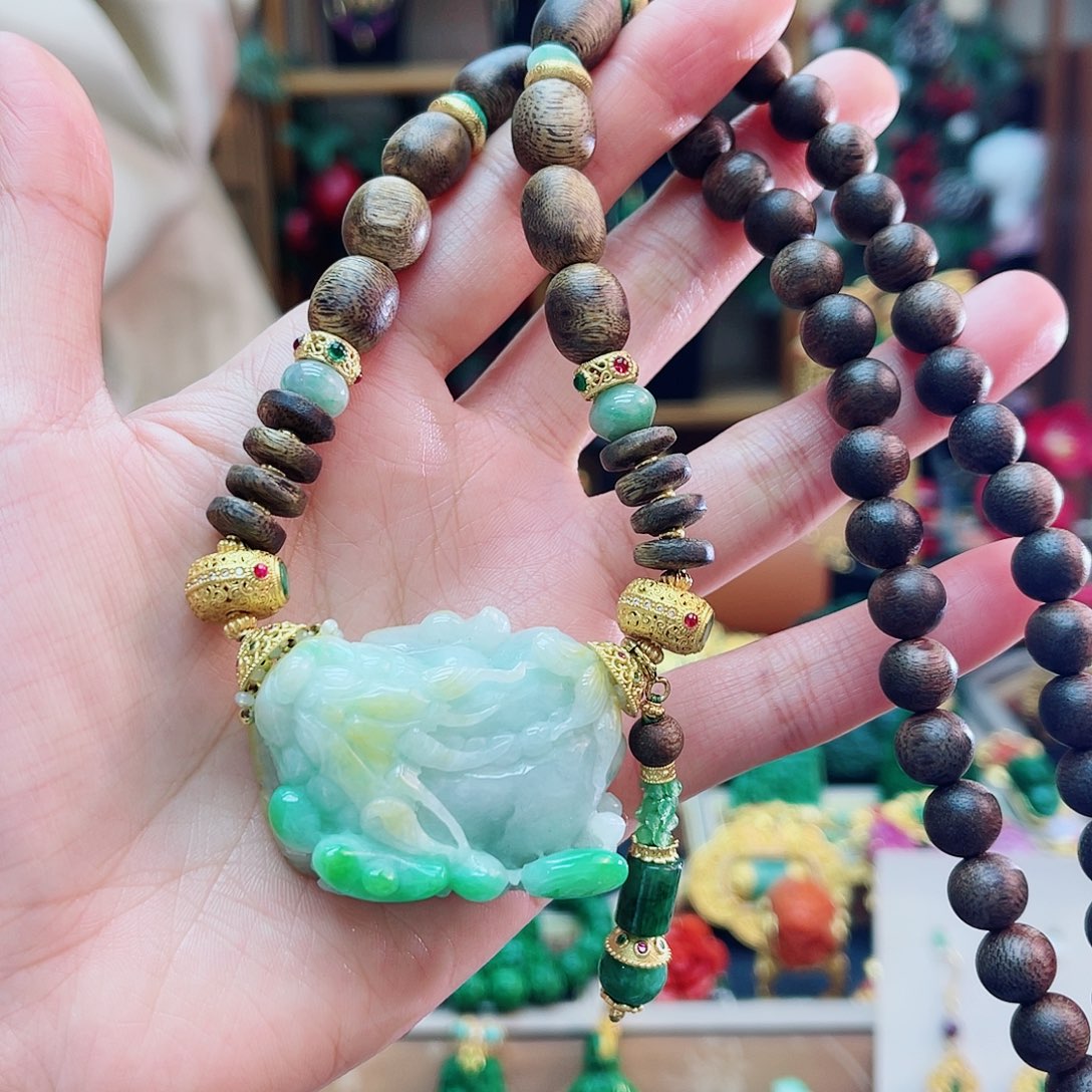 颈饰合金翡翠48小时鉴赏期1