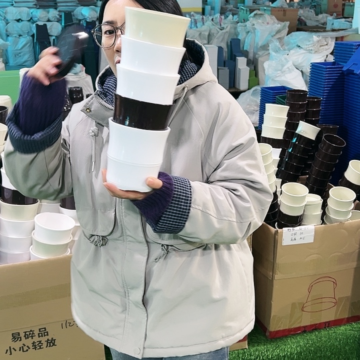 特价竹节口12高12白色带托6
