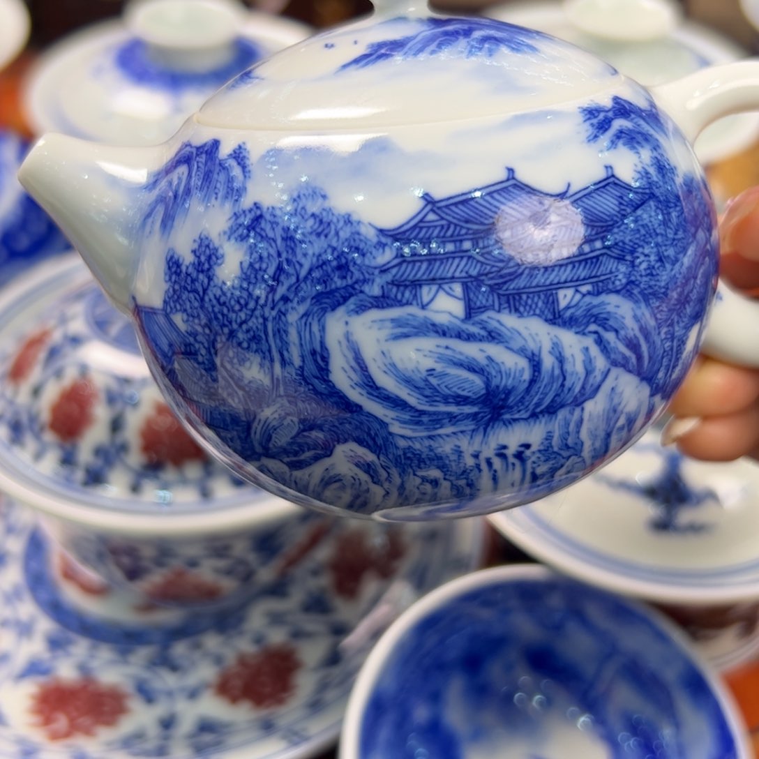 景德镇手工手绘壶