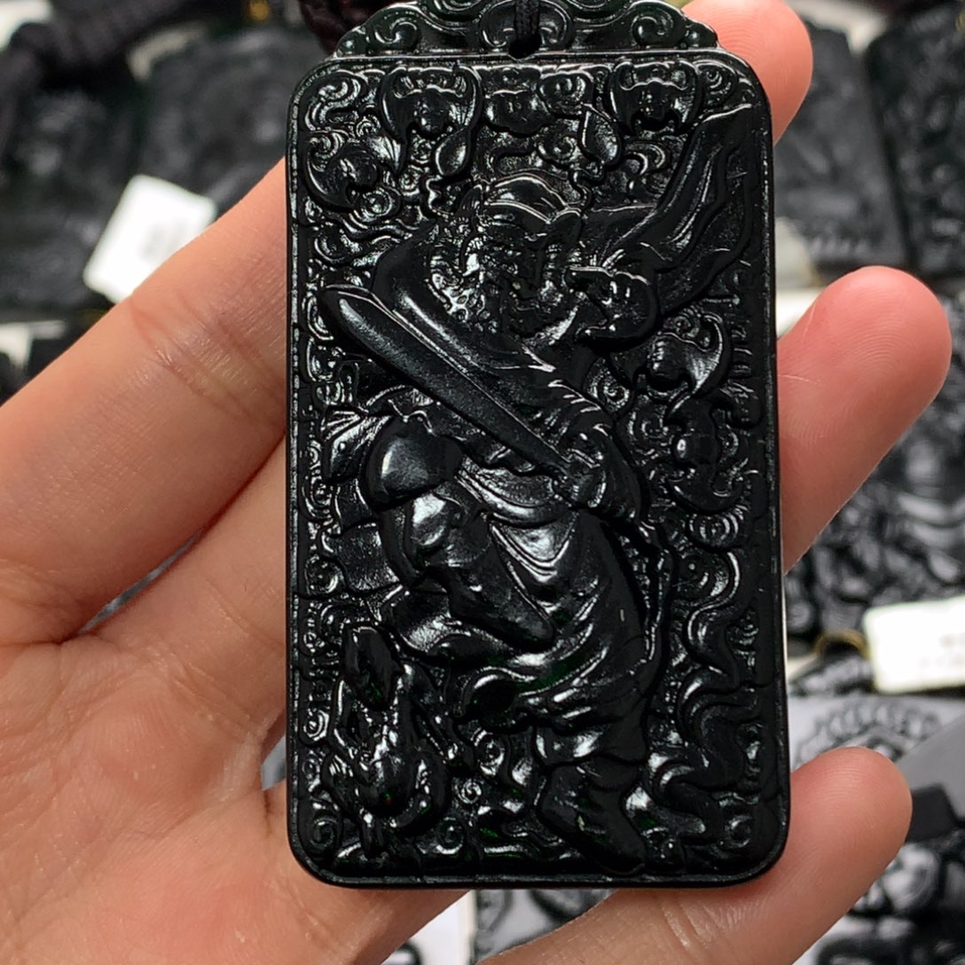 天然a货钢琴黑挂件