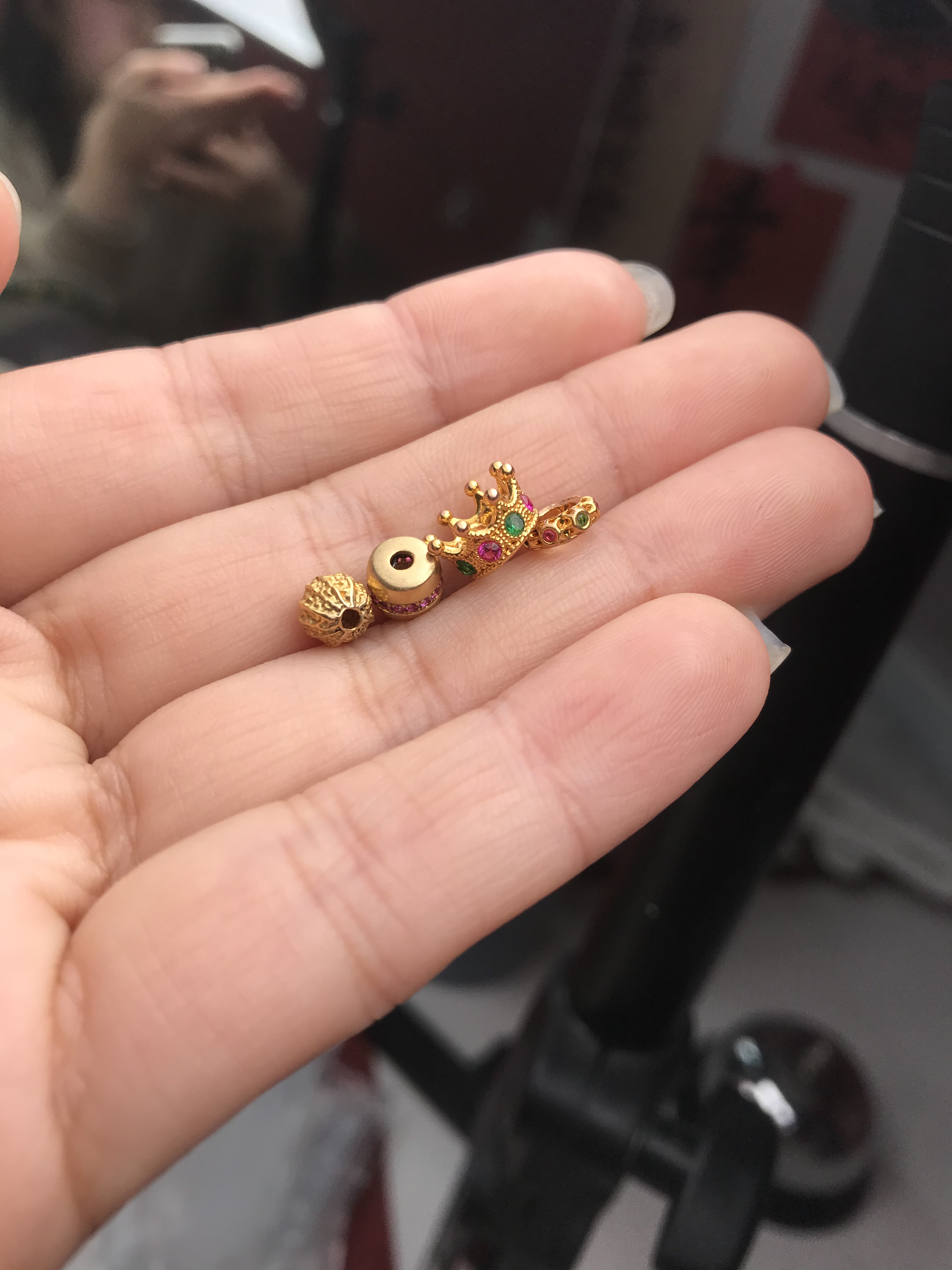 果石珠宝18k金配饰