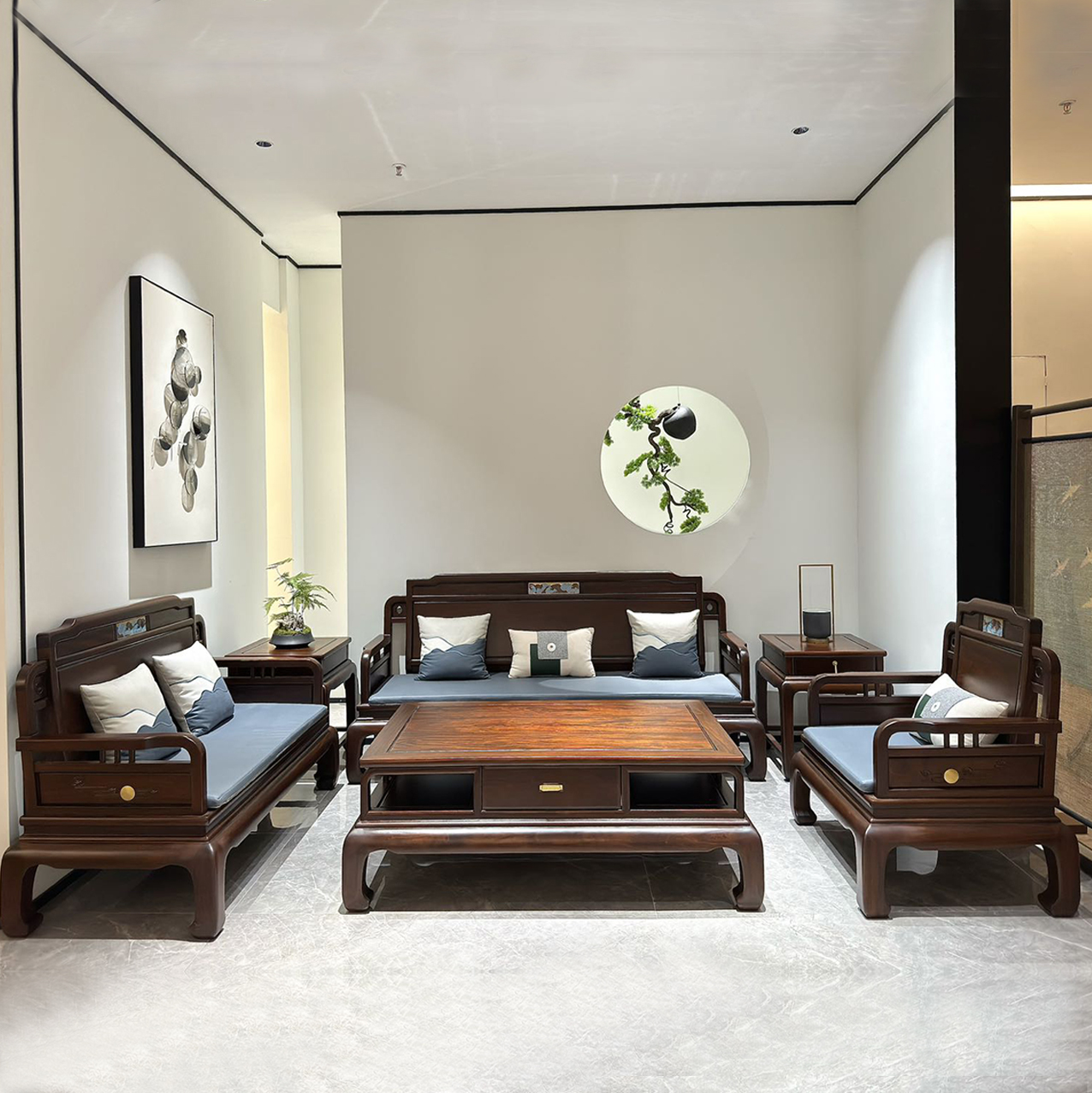 碧海听涛沙发 | 新中式 | 新古典 | 中式沙发 