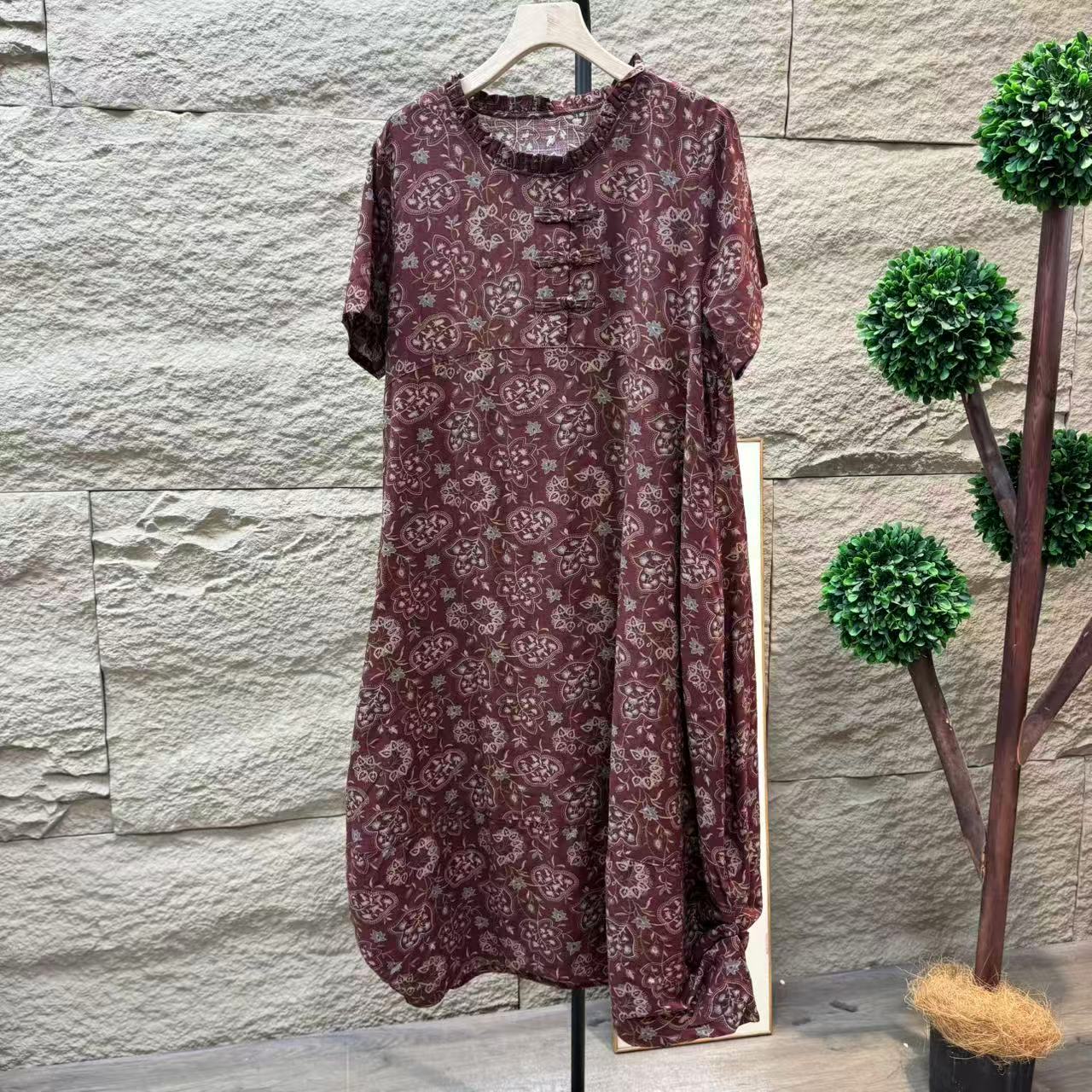 9231新款夏季减龄气质洋气碎花连衣裙QZ