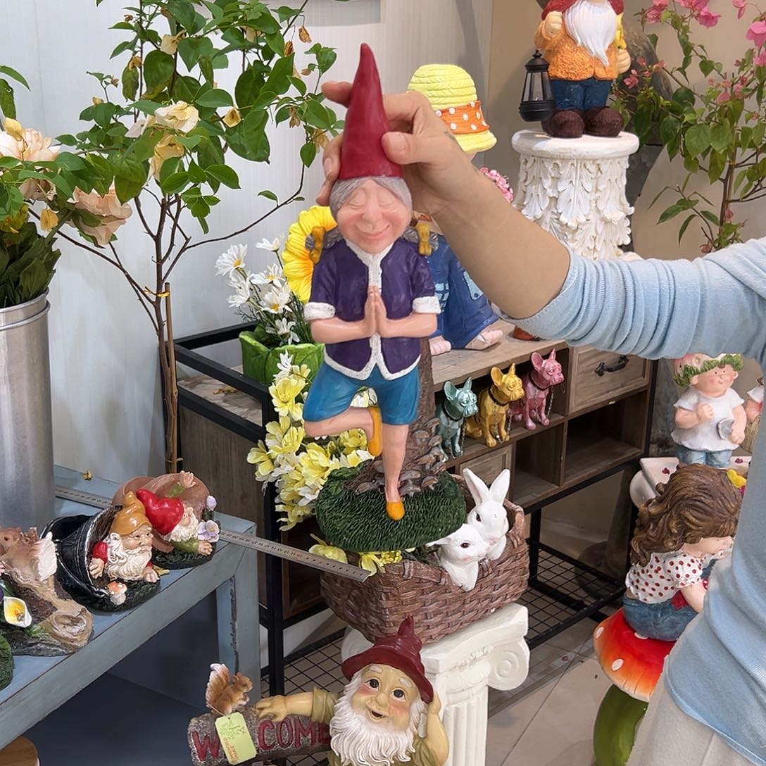 花园摆件红红火火