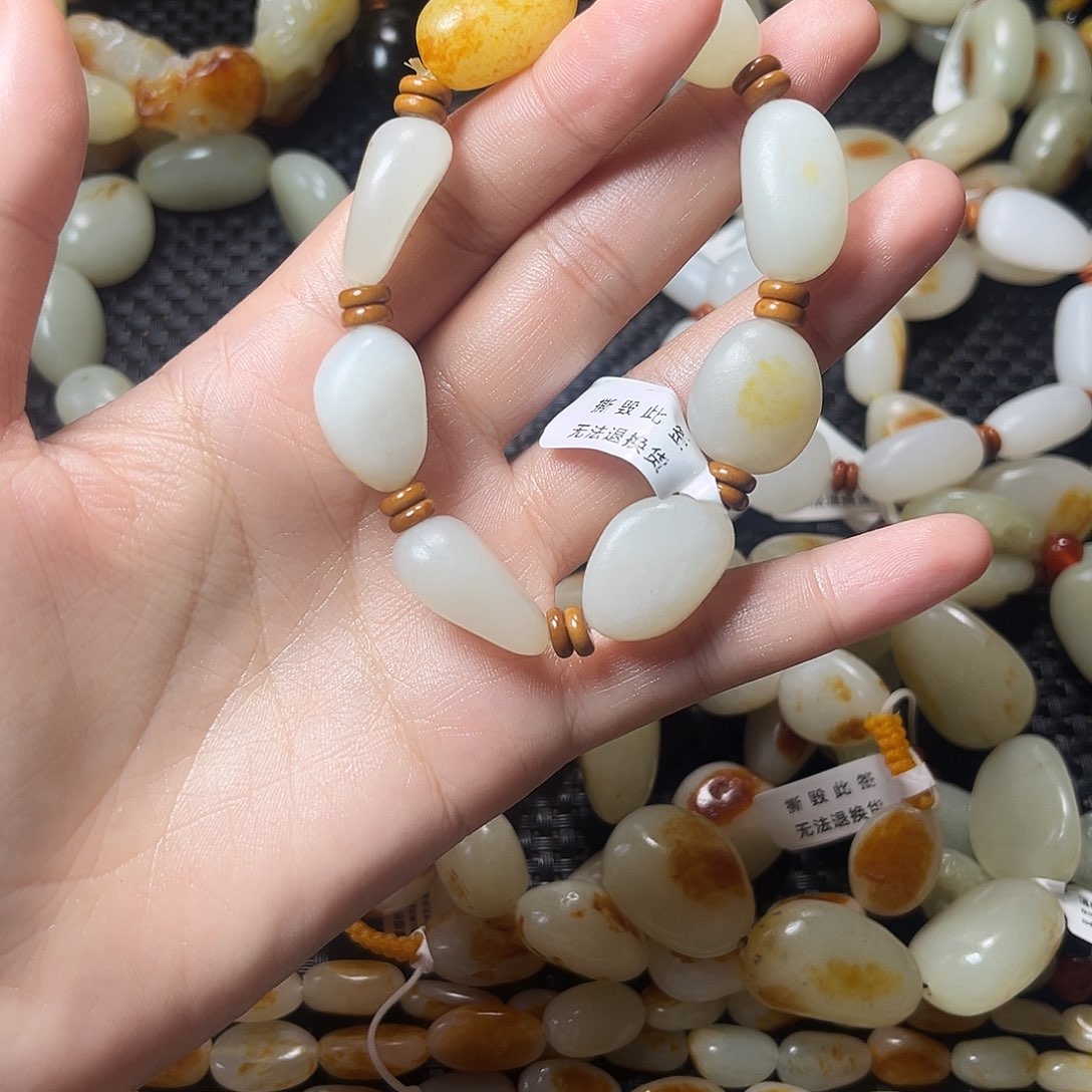 D***.手链未镶嵌和田玉