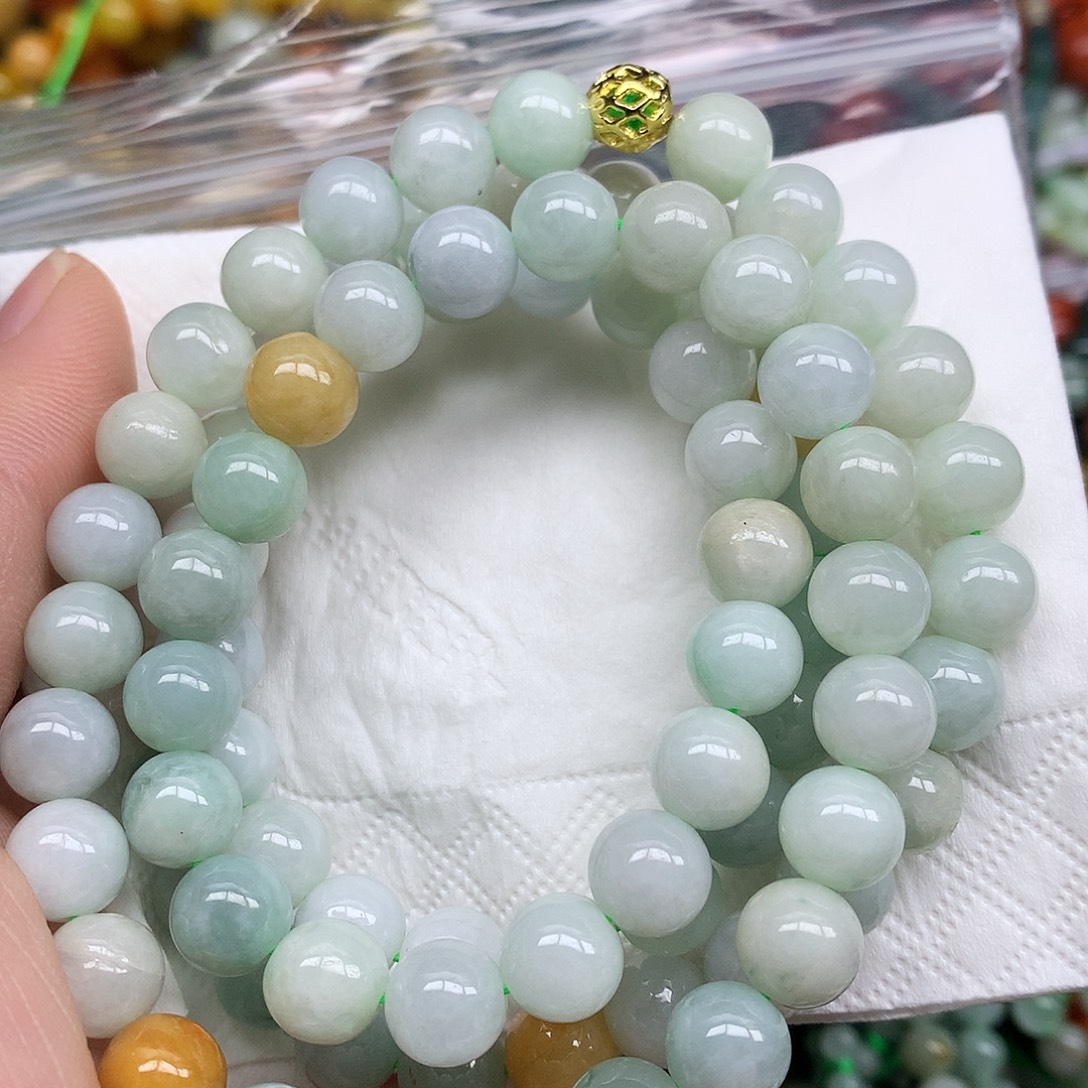 翡翠未镶嵌手链翡翠