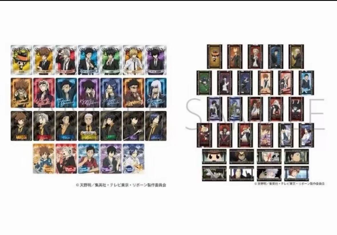 正版日谷现货包邮家庭教师霓虹金属卡和胶片透卡第三弹拆盒