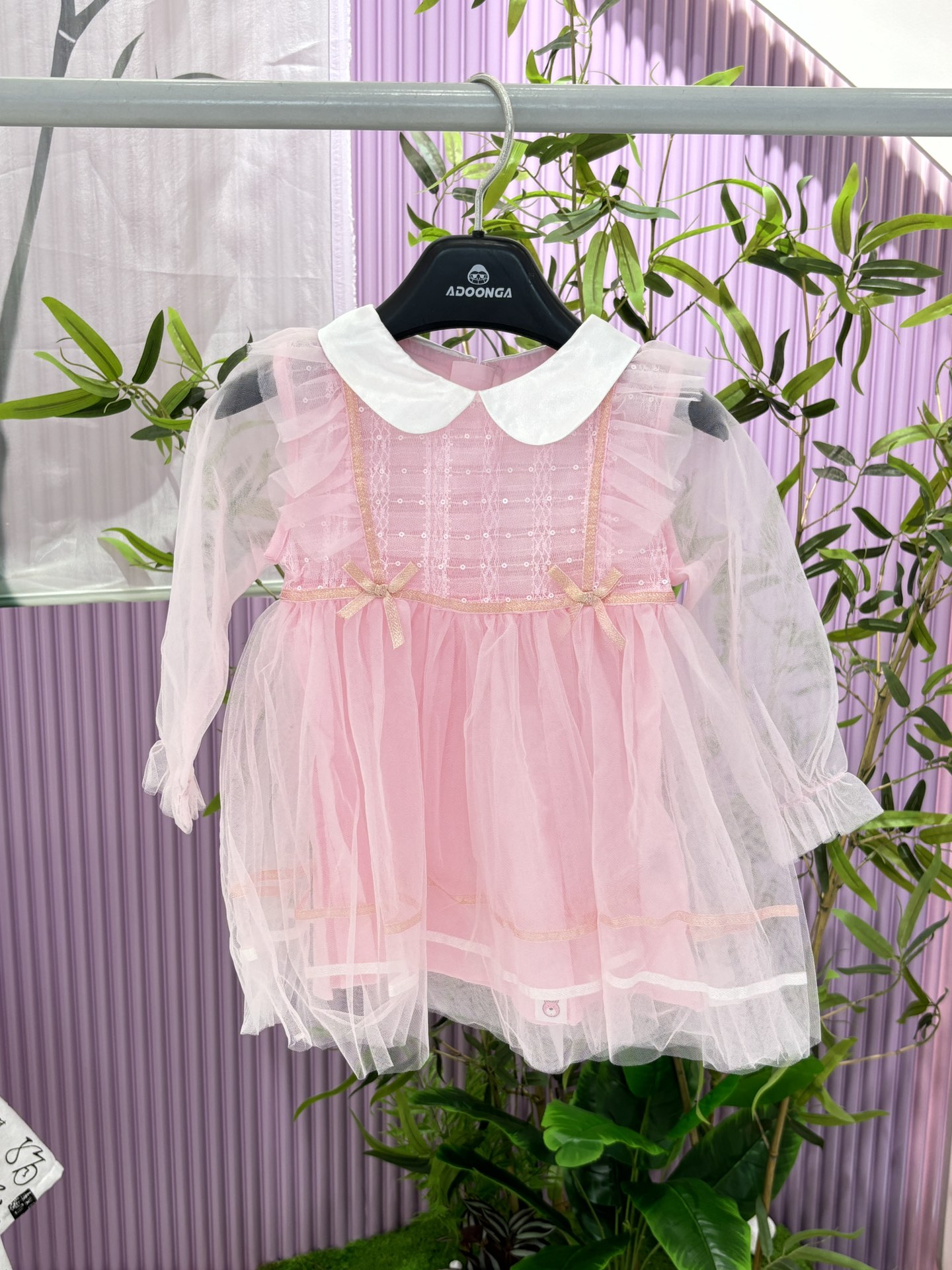 儿童宝宝秋冬季卡通可爱时尚冰雪奇缘休闲连衣裙   QF5261505