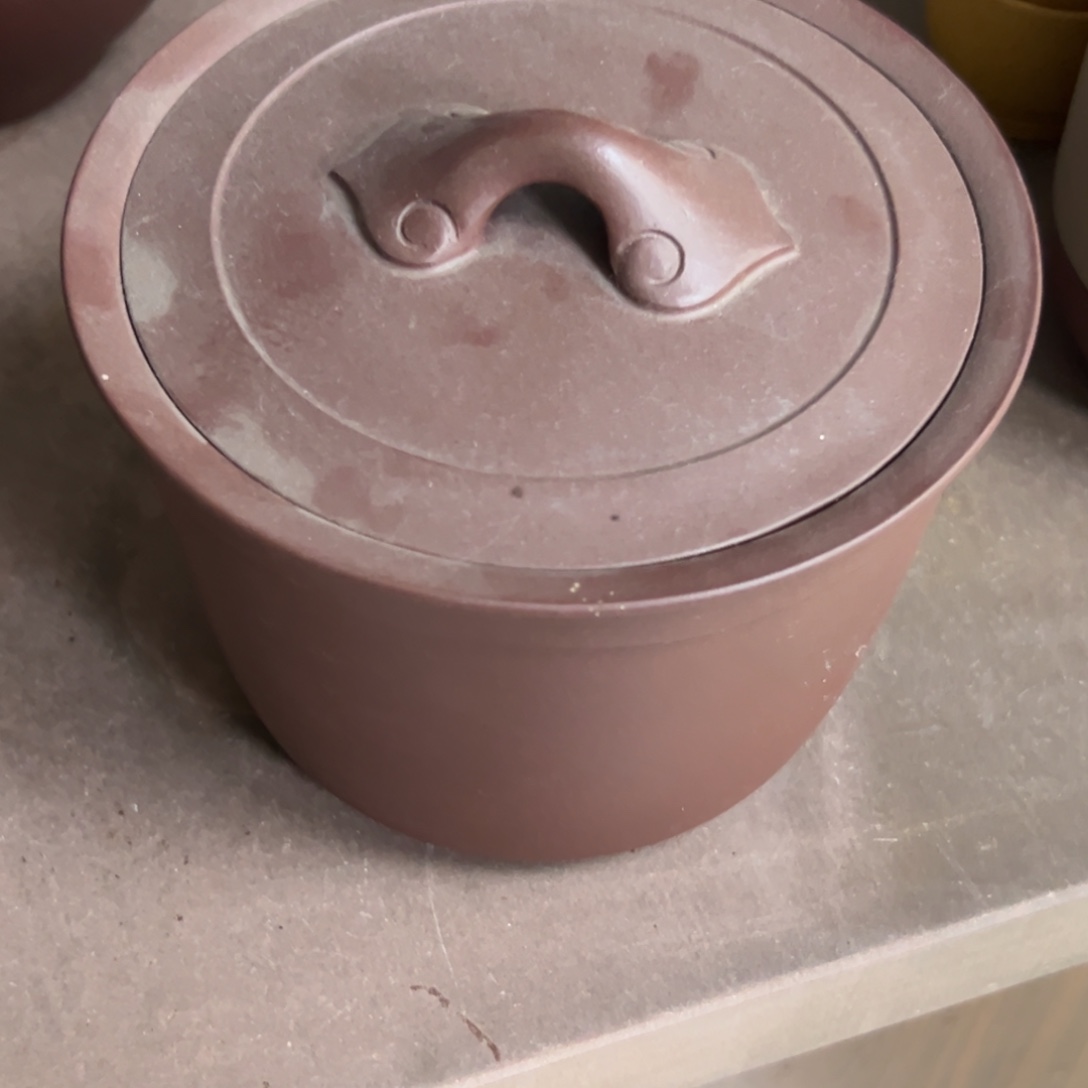 茶壶紫砂紫砂茶叶罐半斤